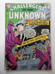 Challengers of the Unknown #39 (1964) VG Cond centerfold detached bottom staple
