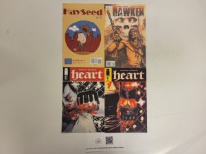 4 Image IDW Comics #1 2 Heart + #1 Hawkmen + #1 Hayseed 44 TJ29