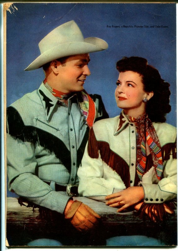 Roy Rogers #14 1949-Dell-photo covers-Dale Evans-VG | Comic Books