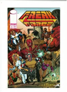 Freak Force #1 NM- 9.2 Image Comics 1993 Keith Giffen, Erik Larsen