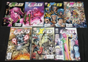 Modern Marvel EXILES 37pc Mid-High Grade Comic Lot VF-NM Sabretooth Blink