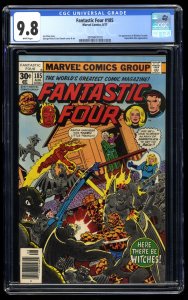 Fantastic Four #185 CGC NM/M 9.8 White Pages 1st Appearance Nicholas Scratch!