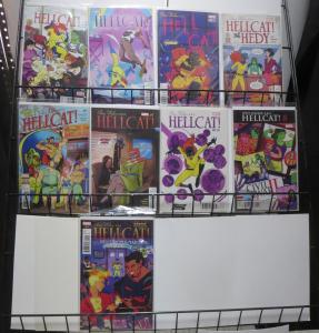 PATSY WALKER, AKA HELLCAT! Collection! 9 books, variant covers! VF-NM