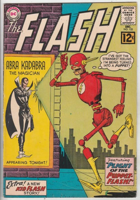 Flash, The #133 (Dec-62) FN/VF Mid-High-Grade Flash