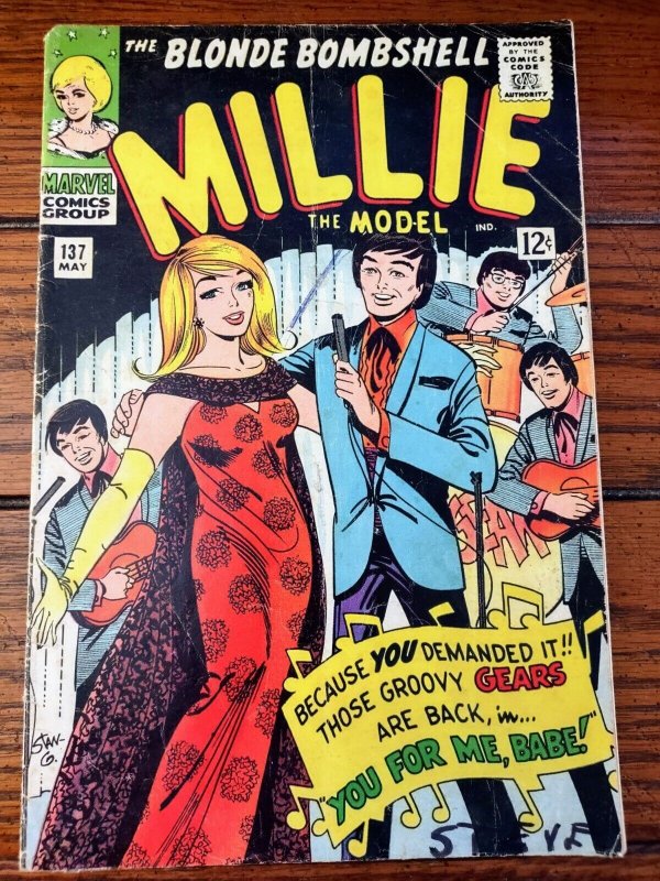 MILLIE THE MODEL #137 G/VG 3.0 1966 Silver Age Comic Book