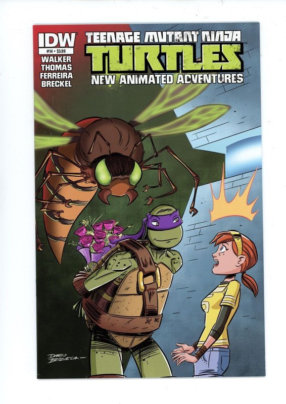 TEENAGE MUTANT NINJA TURTLES NEW ANIMATED ADVENTURES #14  (2014) IDW COMICS  NM