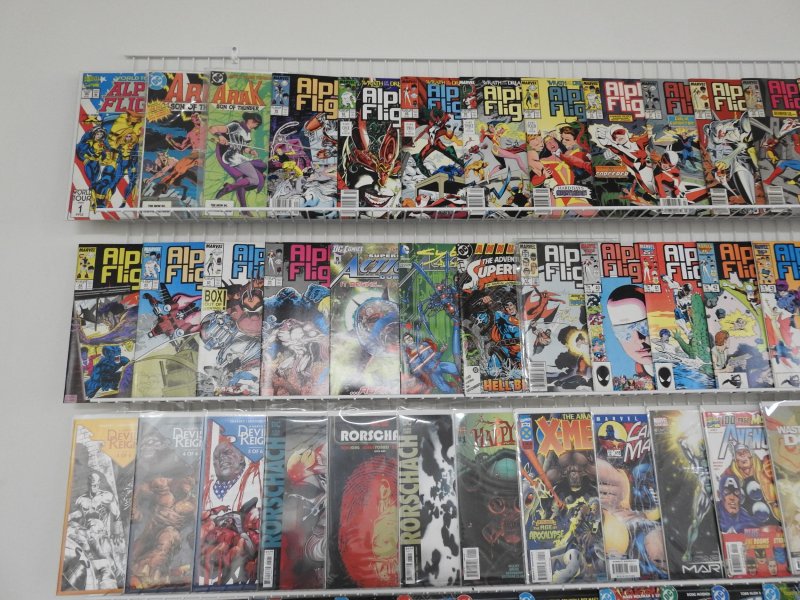 Huge Lot 180+ Comics W/ Alpha Flight, Omega Men, +More! Avg VF- Condition!