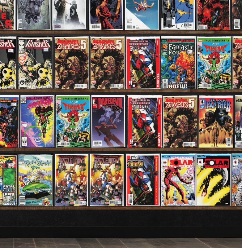 Huge Lot 140+ Comics with Fables, Thunderbolts, Marvel Zombies 5 & More!