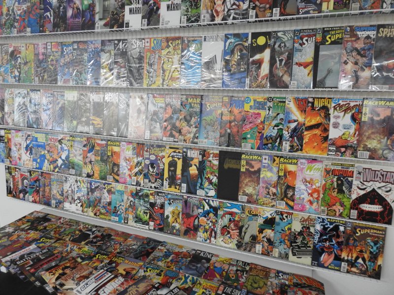Huge Lot 160+ Comics W/ Spider-Man, Superman, Spawn, +More! Avg VG Condition