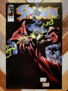 SPAWN #54 VF- (Image 1996) Todd McFarlane Story & Art! + Capullo & Miki Artwork