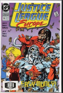 Justice League Europe #10 (1990) Captain Atom