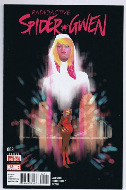 Spider-Gwen Vol 2 #3 1st Print 2016 Marvel Comics Robbi Rodriguez Cover 