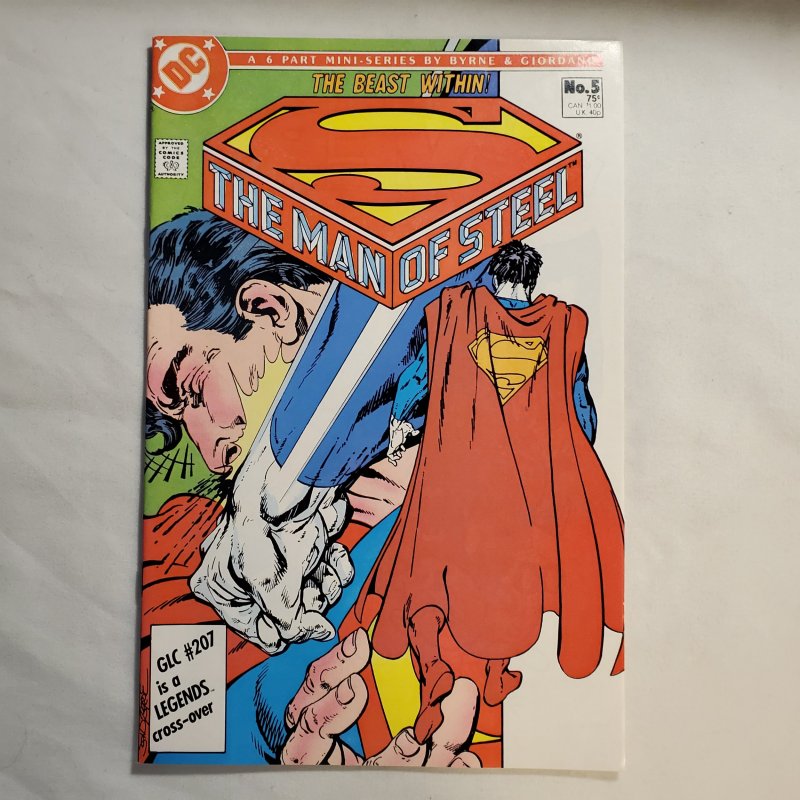 Man of Steel 5 Near Mint-