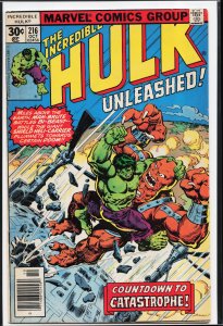 The Incredible Hulk #216 (1977) Hulk