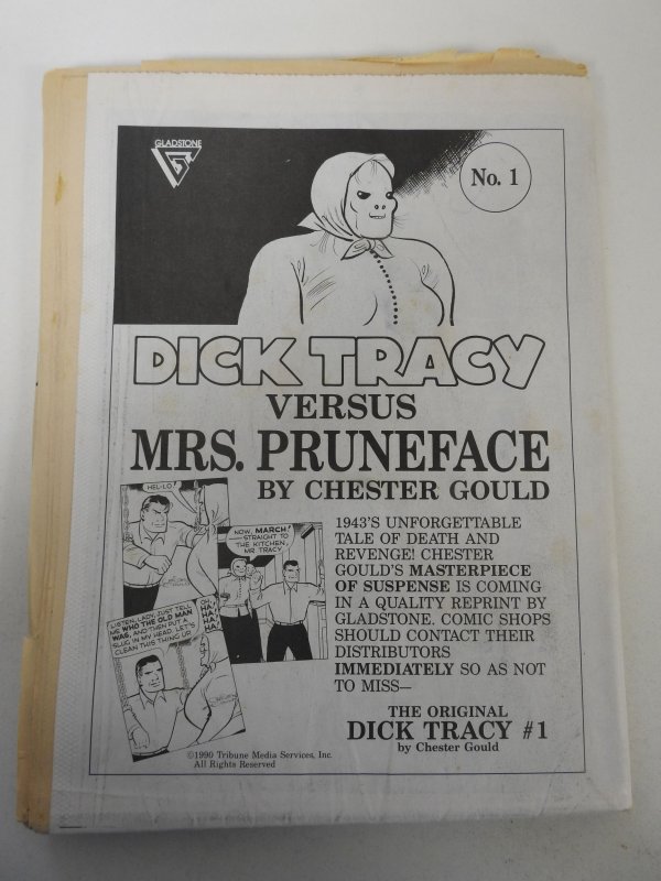 Comics Buyer's Guide #854 (1990) Signed and Remarked no cert