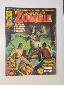 Marvel Comics Tales of the Zombie #10 1974 Brother Voodoo Horror Black & White