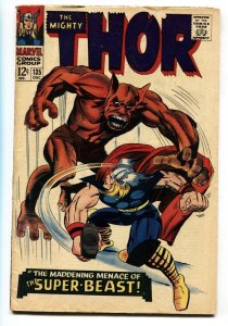 THOR #135 comic book VG 1966-MARVEL COMICS-KIRBY Silver-Age