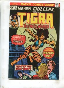 Marvel Chillers #3 Origin of Tigra (8.5) 1976