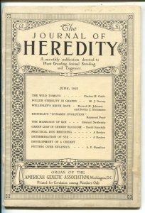 Journal of Heredity 6/1915-never on news stands-animal & plant breeding-VG/FN