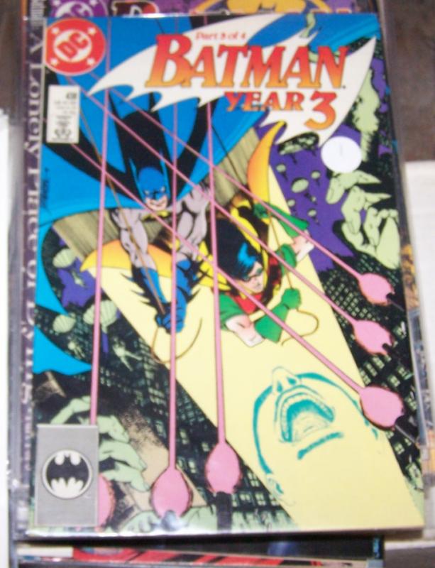 Batman #438  1989 DC BATMAN YEAR 3 ROBIN DICK GRAYSON ORIGIN