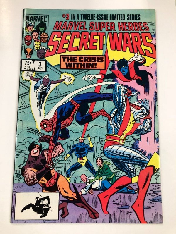 SECRET WARS 3 (July 1984 Marvel Super Heroes) beautiful copy VF-NM iconic maxi