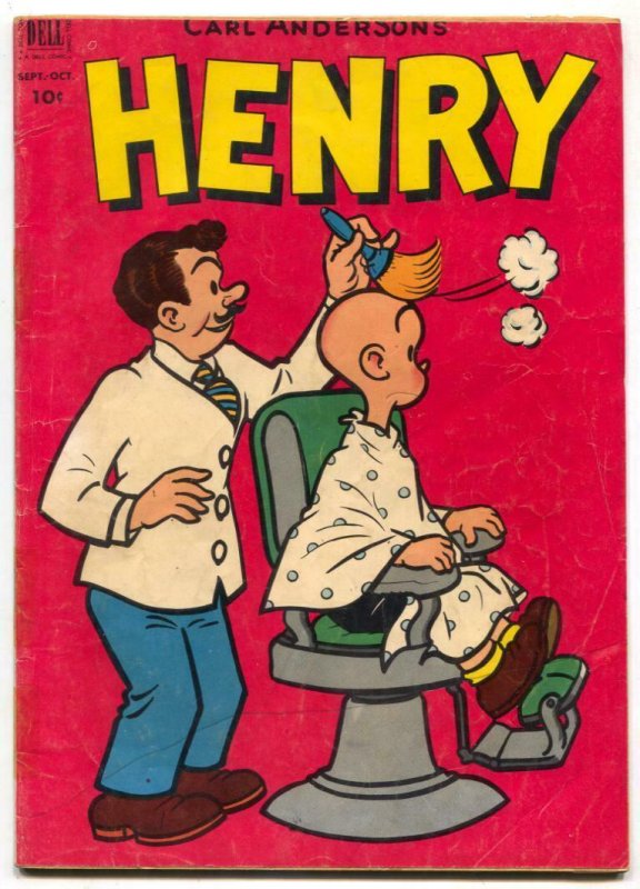 Henry #27 1952-Dell Comics - barbershop cover VG