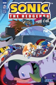 Sonic The Hedgehog #55 Cover A Hammerstrom 