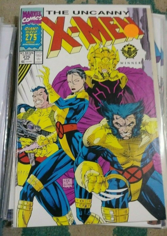 UNCANNY X-MEN #275 1991 MARVEL  JIM LEE  DEATHBIRD SH'IAR IMPERIAL  PROFESSOR X