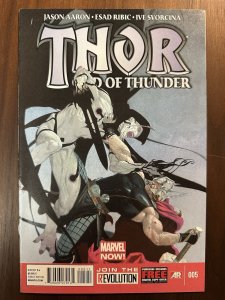 Thor God of Thunder #5 VF- Cover A Esad Ribic Art (Marvel 2013)