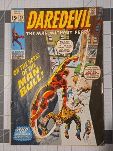 Daredevil Lot —Issue #75 #78 #79 #82 #83 #85 ?-1st App Man-Bull—Marvel