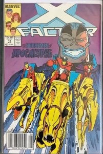 X-Factor #19 Newsstand (1987, Marvel)1st battle X-Factor/Apocalypse's Ho...