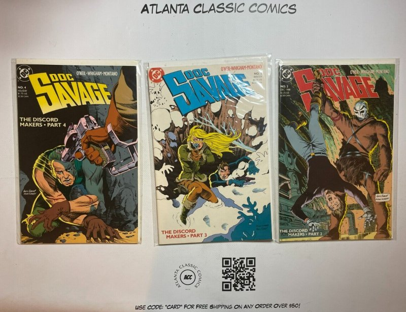 Lot Of 3 Comic Books DC Comics Doc Savage #2 3 4  BatMan SuperMan 50 MT4