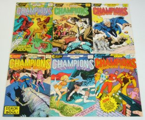 Champions #1-6 VF/NM complete series based on RPG series  eclipse comics 2 3 4 5