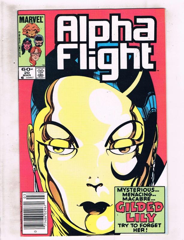 Lot Of 8 Alpha Flight Marvel Comic Books # 13 14 16 17 18 19 20 21 X-Men J238