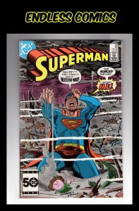 Superman #408 (1985) VF/NM THE DAY THE EARTH DIED!  / HCA6