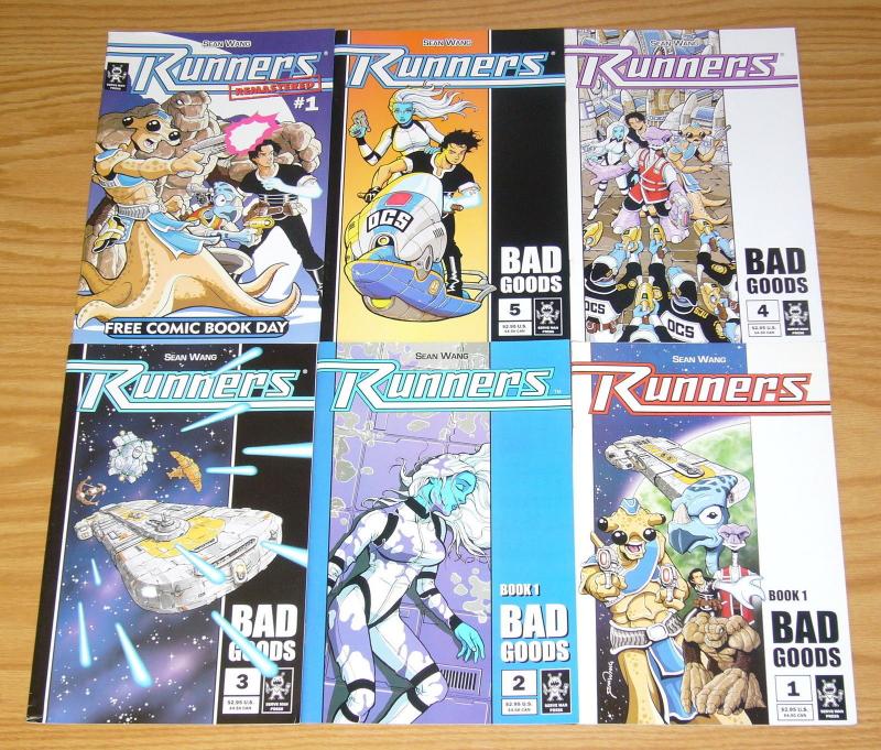 Runners #1-5 VF/NM complete series + remastered #1 - sean wang serve man set lot