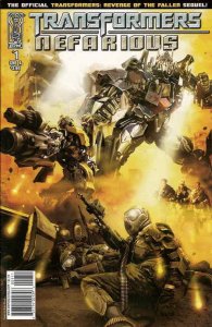 Transformers: Nefarious #1A VF ; IDW | Revenge of the Fallen Sequel
