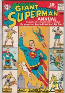 Superman, Giant Annual #6 strict FN/VF 7.0 High-Grade 1st Appear of other Heroes