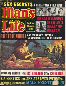 Man's Life 6/1967- Crusaders- Beast of Horror low grade