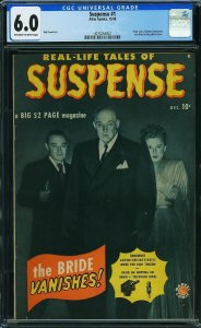 SUSPENSE #1 (1949) CGC 6.0 FN