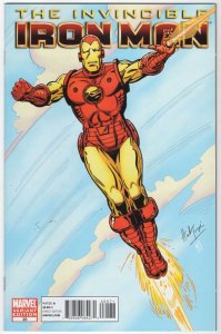 Invincible Iron Man #25 Trimpe Cover (2010)  NM+ 9.6 to NM/M 9.8  original owner