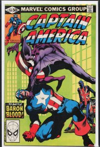 Captain America #254 (1981) Captain America [Key Issue]