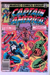Captain America #274 (1982) Marvel Comics