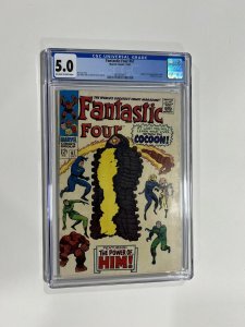 FANTASTIC FOUR 67 CGC 5.0 OW/W PAGES MARVEL 1967