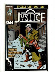 12 Justice Marvel Comics # 1 2 3 4 5 6 7 8 9 10 11 12 New Universe RB2 