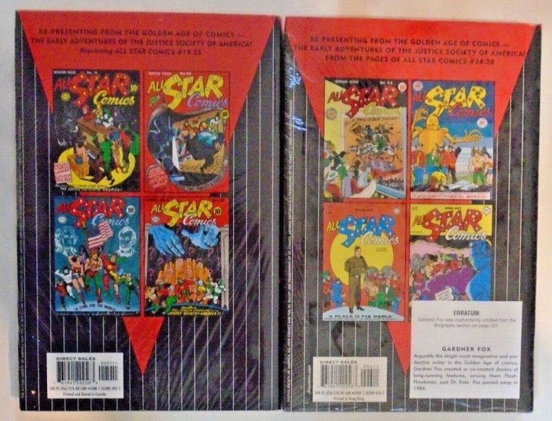 DC Archive Editions: All Star Comics Volume 5 & 6; Brand New In Shrink Wrap!