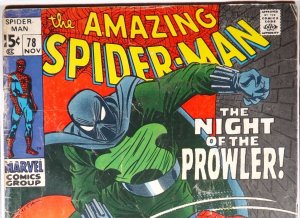 AMAZING SPIDER-MAN #78 VG 1969 1st Appearance Hobie Brown Prowler Marvel MCU 