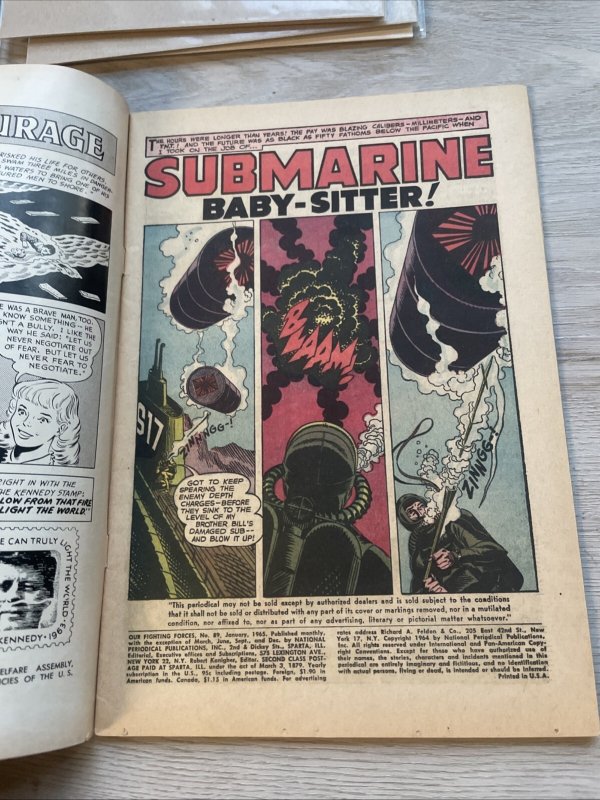 Our Fighting Forces #89  1965