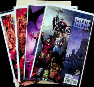 Siege #1-4 (Mar-Jun 2010, Marvel) - 4 comics - Near Mint