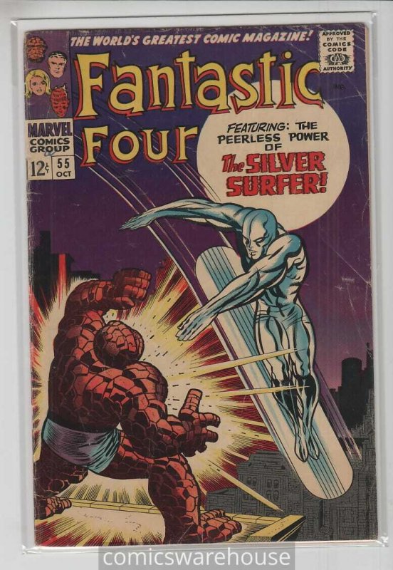 FANTASTIC FOUR (1961 MARVEL) #55 GOOD+ A01902